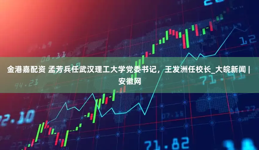 金港嘉配资 孟芳兵任武汉理工大学党委书记，王发洲任校长_大皖新闻 | 安徽网
