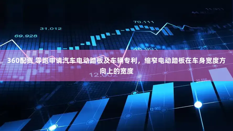 360配资 零跑申请汽车电动踏板及车辆专利，缩窄电动踏板在车身宽度方向上的宽度